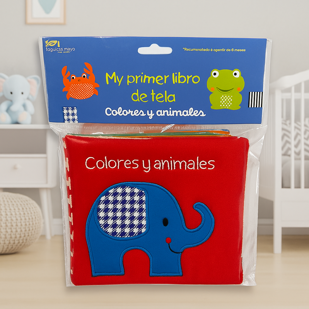 Mi primer libro de tela – Colores y animales image 0