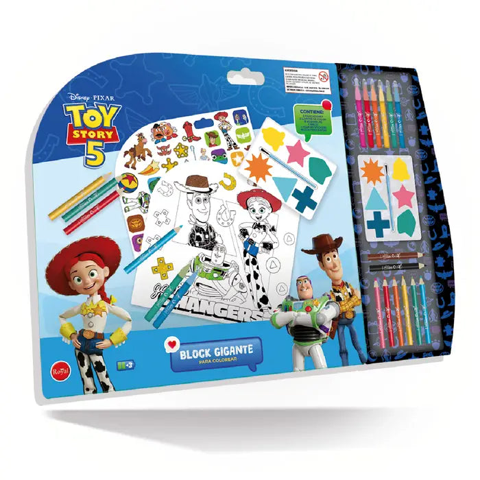 Block gigante para colorear Toy Story 5