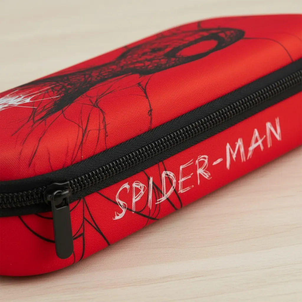 Cartuchera Rígida Mooving - Spiderman Con Relieve
