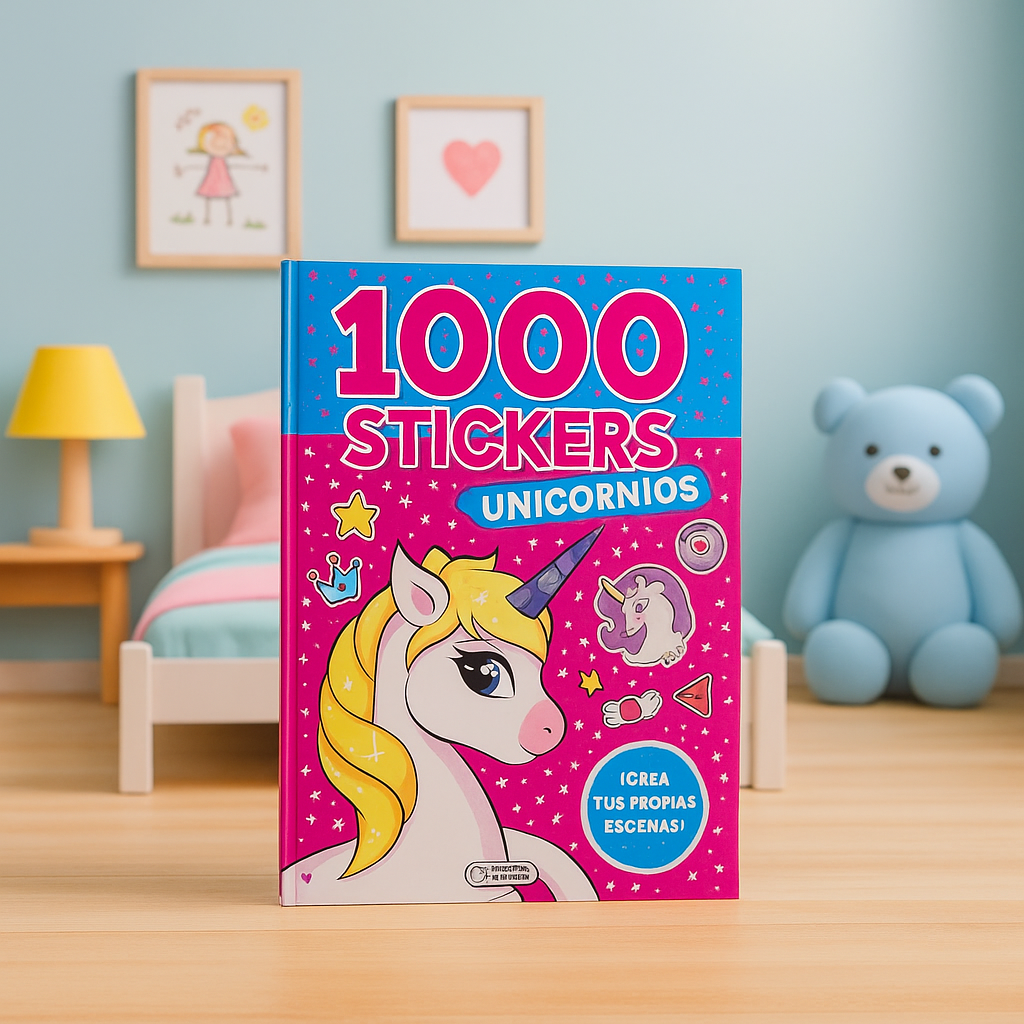 Libro 1000 Stickers Unicornios image 0