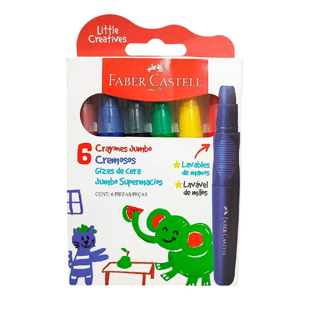 Crayones Giratorios Faber-Castell – 6 colores