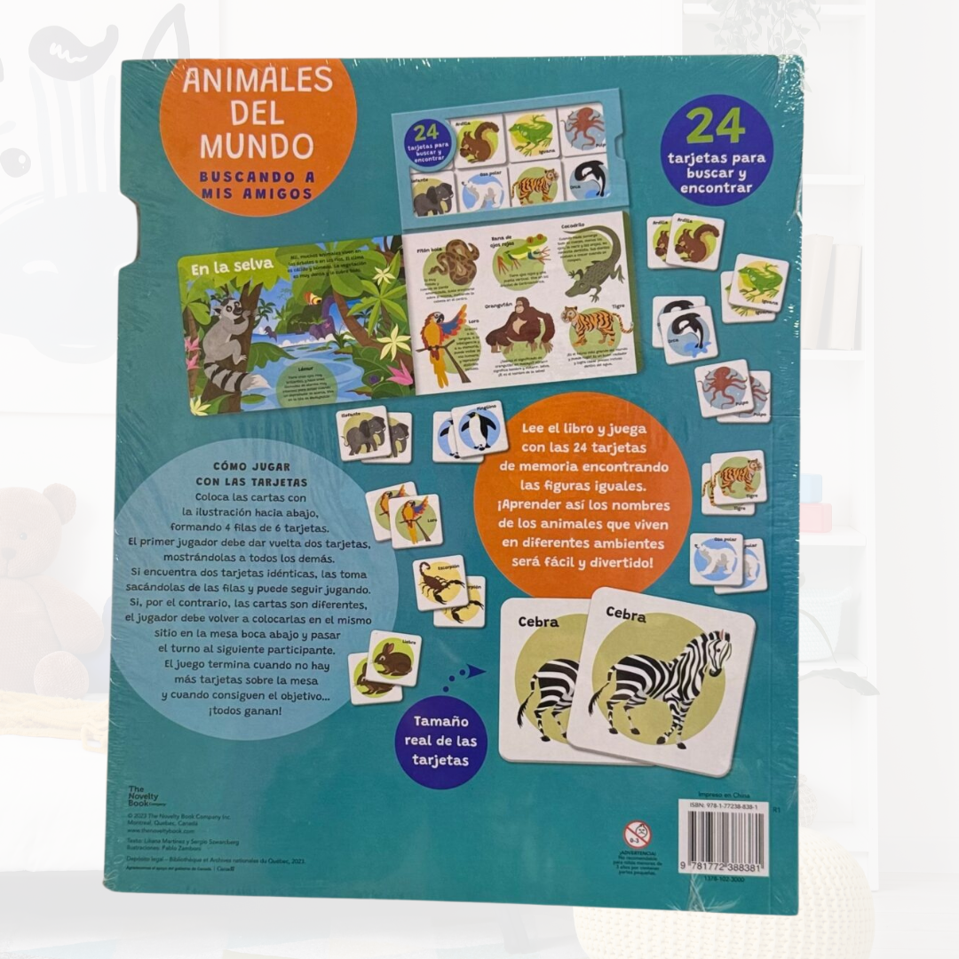 Libro Animales del Mundo - Buscando a mis amigos image 1