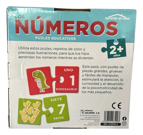 Puzzle Educativo Los Números – Aprendo en Casa image 1