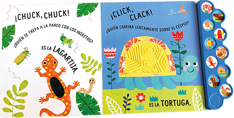 LIBRO CON SONIDOS Y TEXTURAS "DO RE MI MASCOTAS" image 1