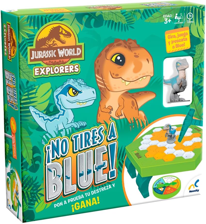 Juego de Mesa Jurassic World – ¡No tires a Blue! image 0