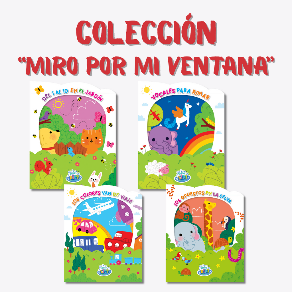 Colección "Miro por mi ventana" – Pack de 4 libros interactivos image 0