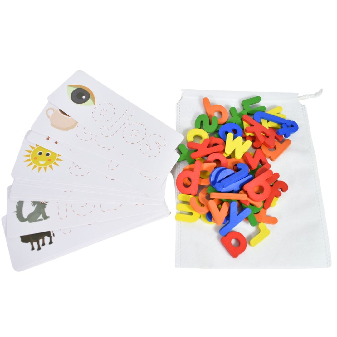 Juego de Palabras de Madera (minúsculas)