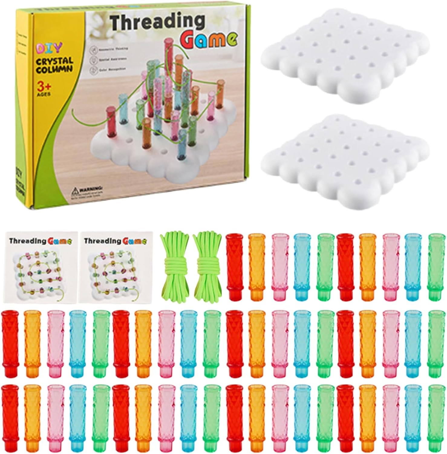 Juego de Ingenio con Tubos y Cuerdas