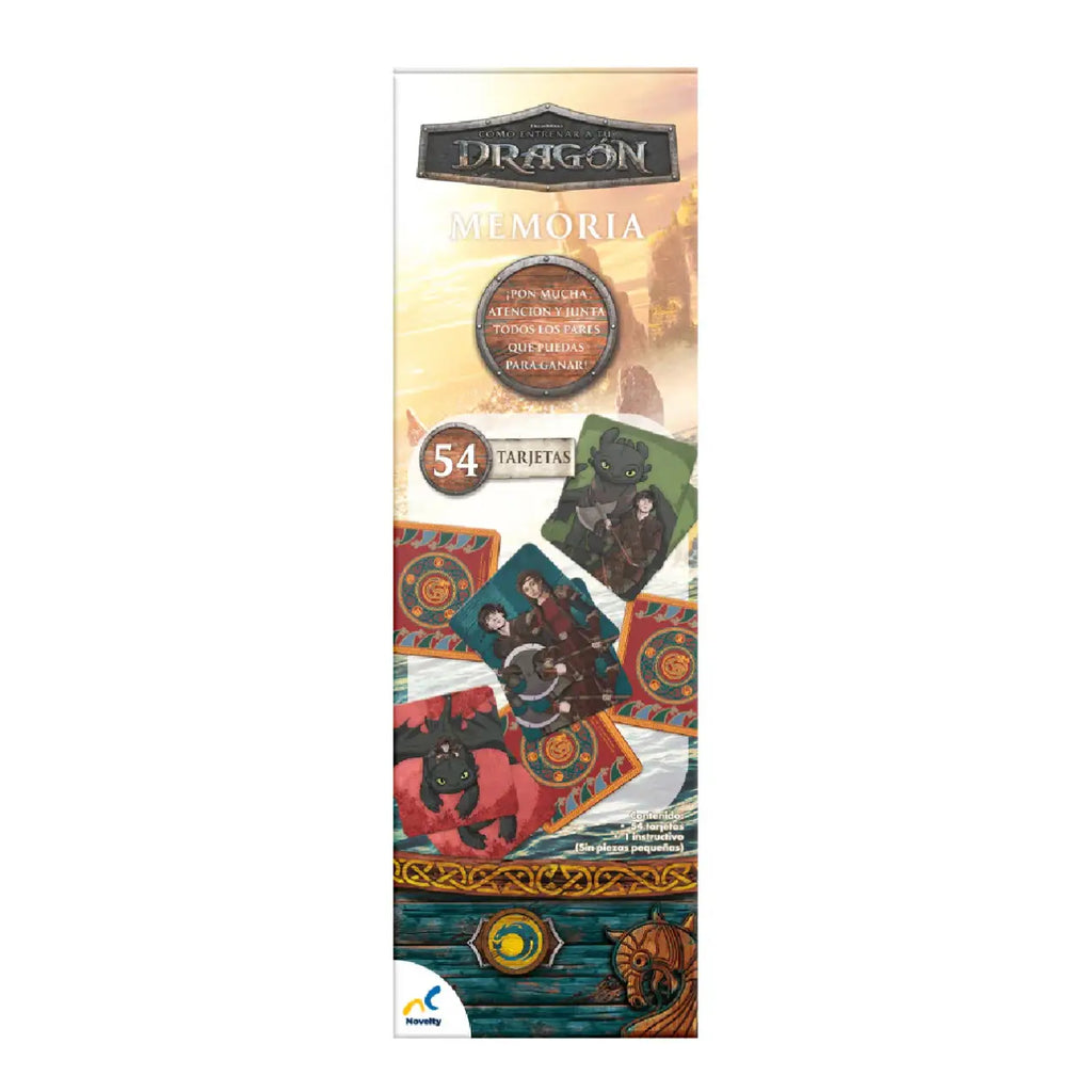 Juego de Memoria "Entrenando a tu Dragón"