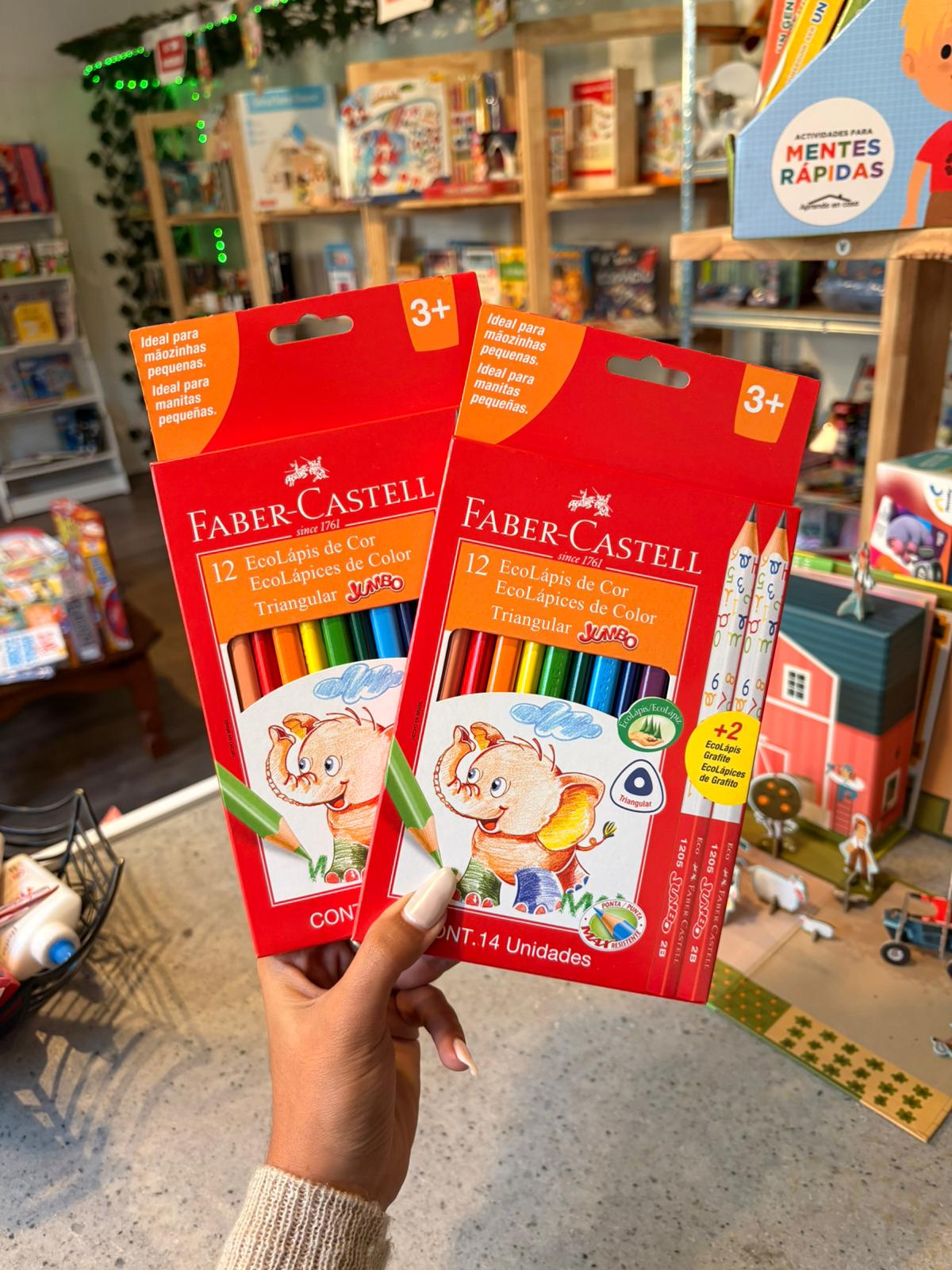 EcoLápices de Color Triangular Jumbo Faber-Castell x14