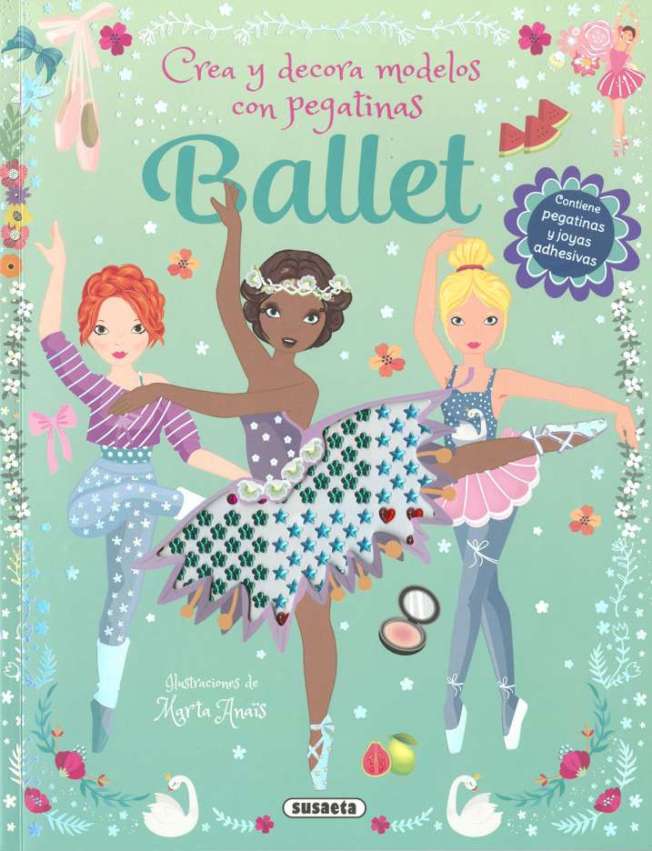 Libro Crea y Decora con Stickers – Ballet o Tiendas