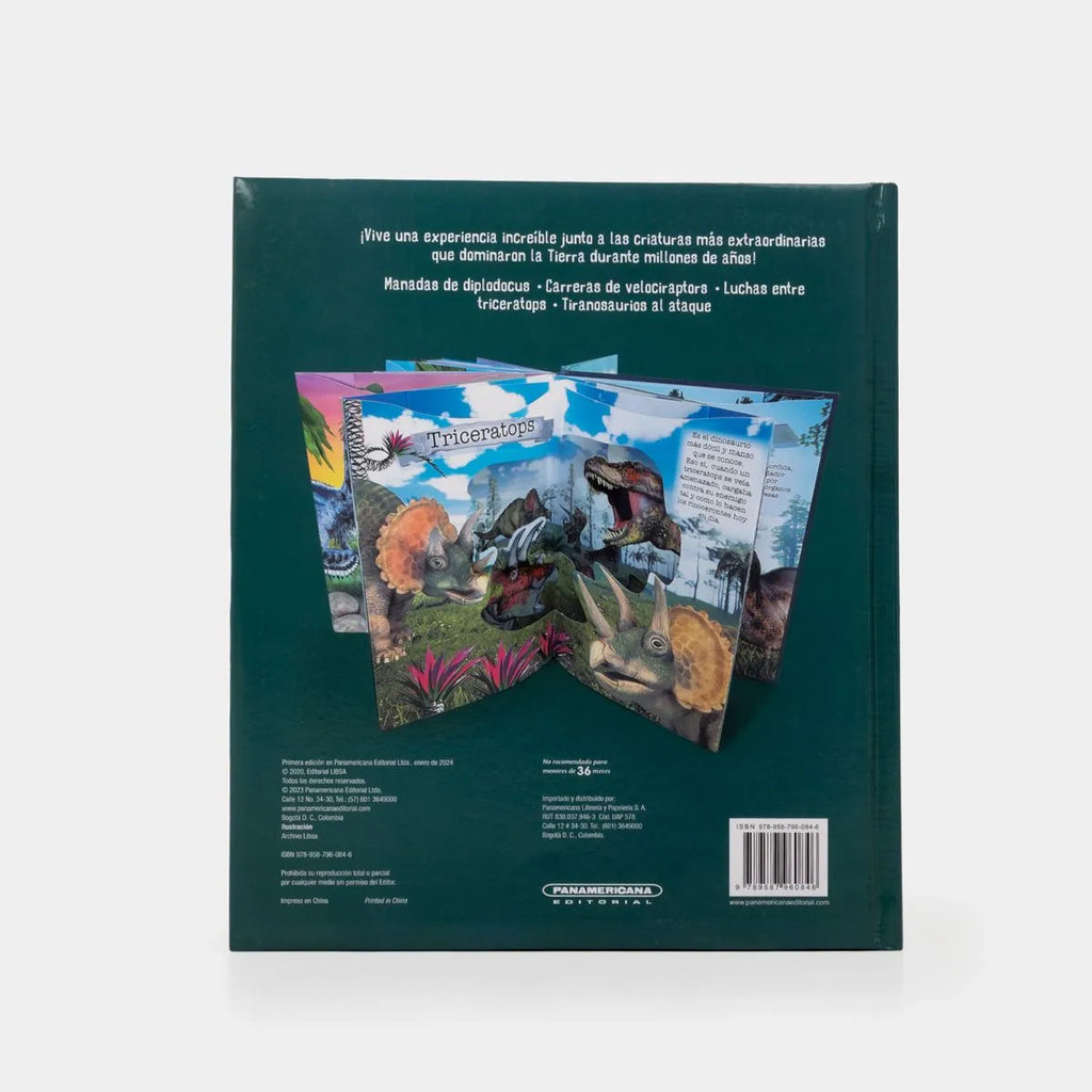 Libro Dinosaurios con POP UP