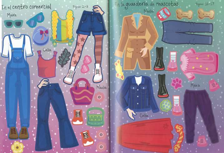 Libro Crea y Decora con Stickers – Ballet o Tiendas