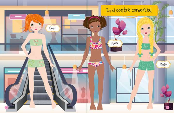 Libro Crea y Decora con Stickers – Ballet o Tiendas