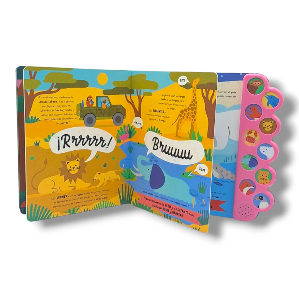 Libro con sonidos “Naturaleza Ruidosa”