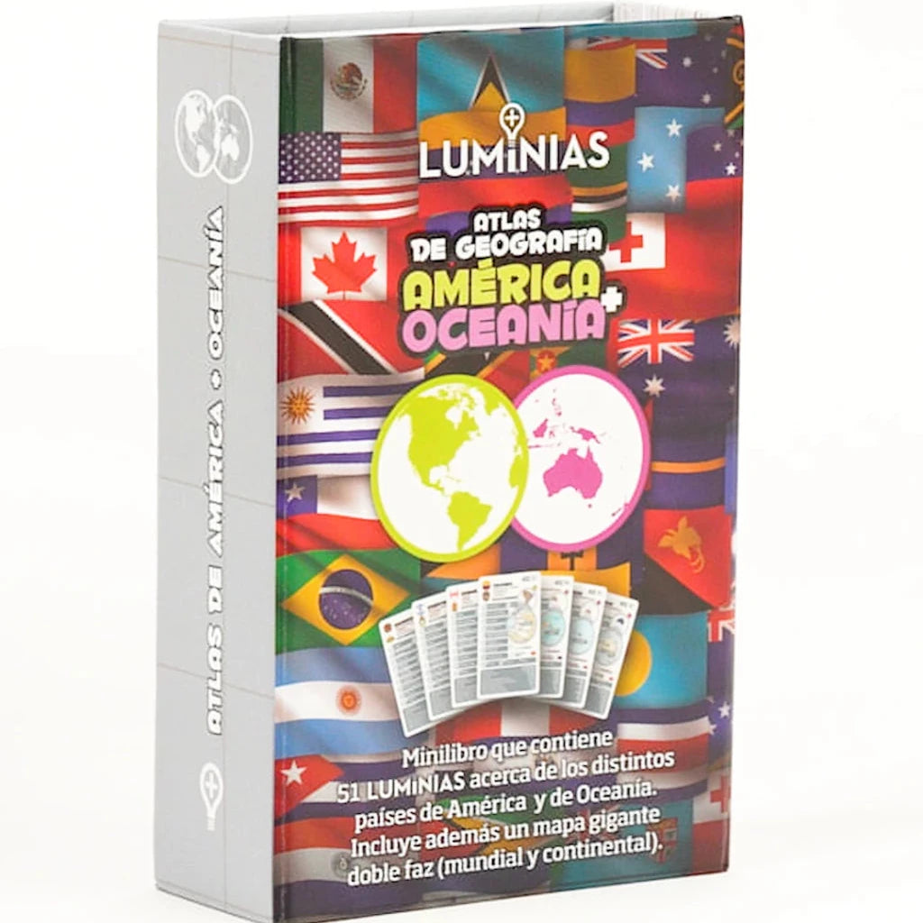 Enciclopedia Atlas de Geografía Luminias – Elegí tu continente 🌎