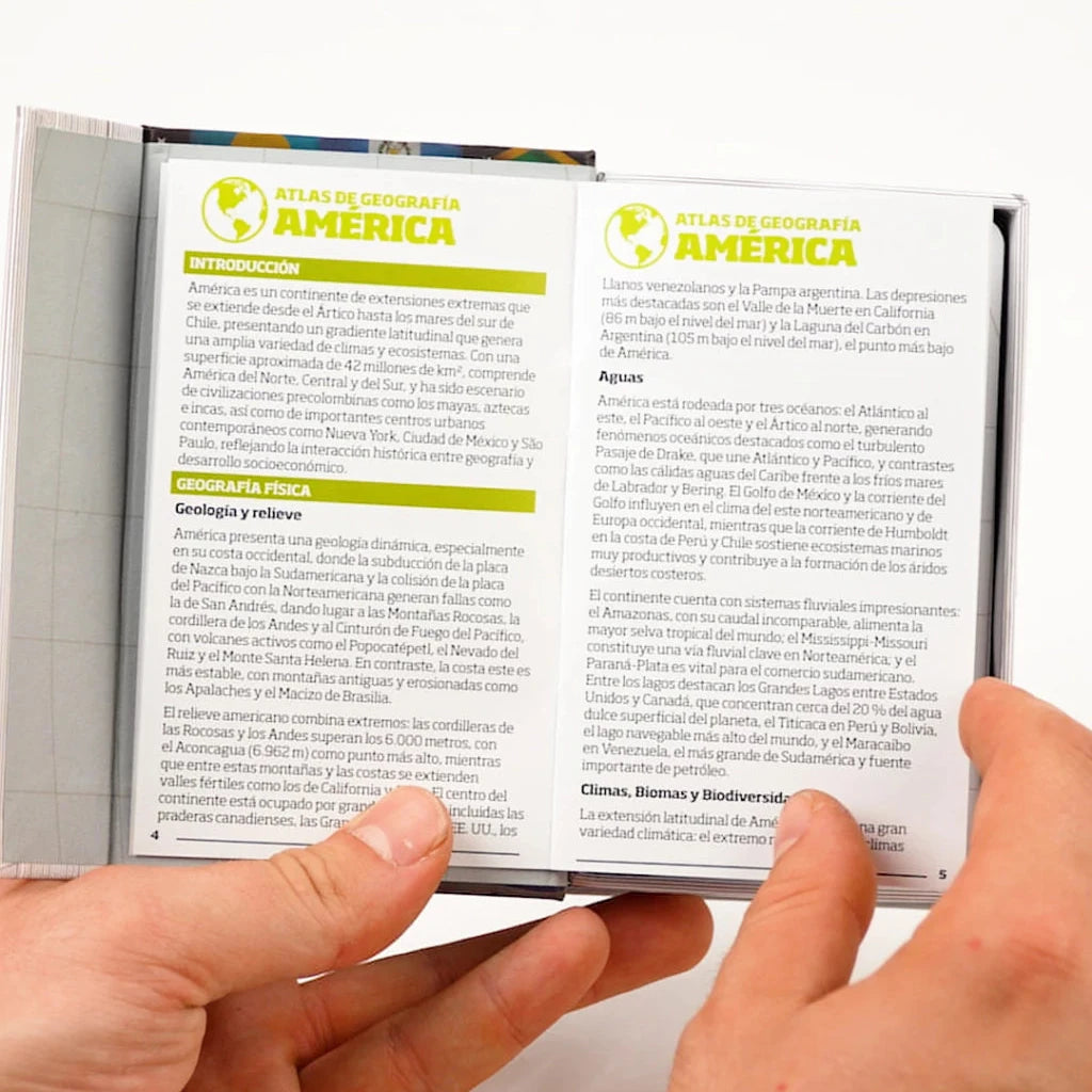 Enciclopedia Atlas de Geografía Luminias – Elegí tu continente 🌎