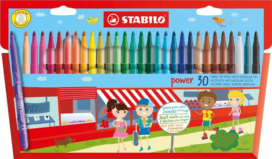 Marcadores stabilo power medio/grueso X30 COLORES