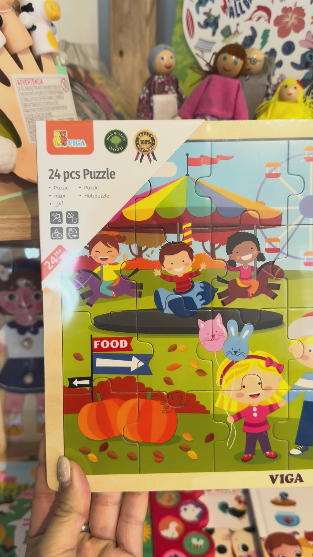 Puzzle de Madera – Otoño (24 piezas)