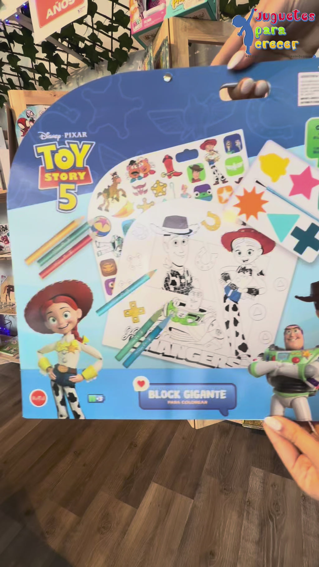 Block gigante para colorear Toy Story 5