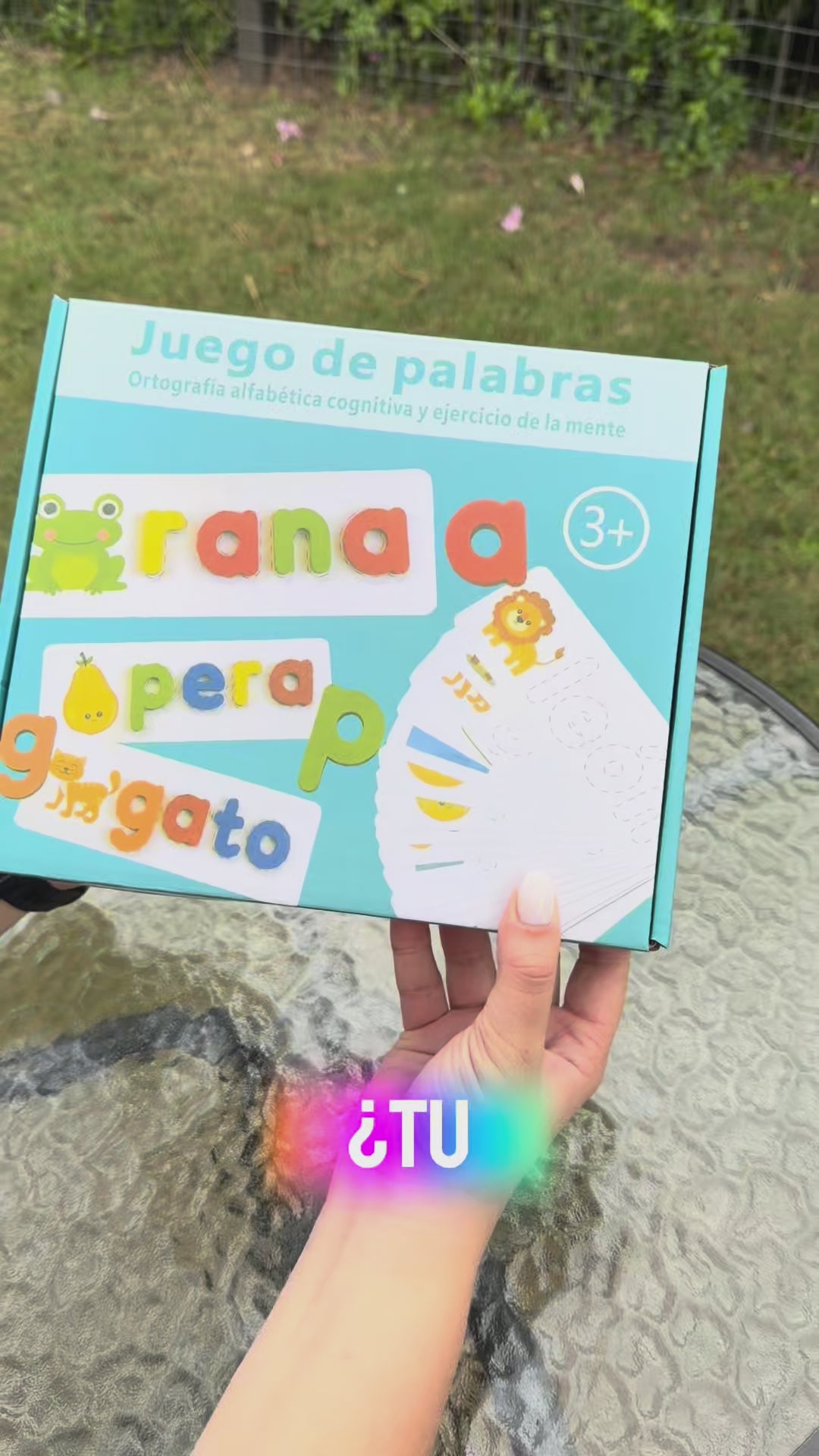 Juego de Palabras de Madera (minúsculas)