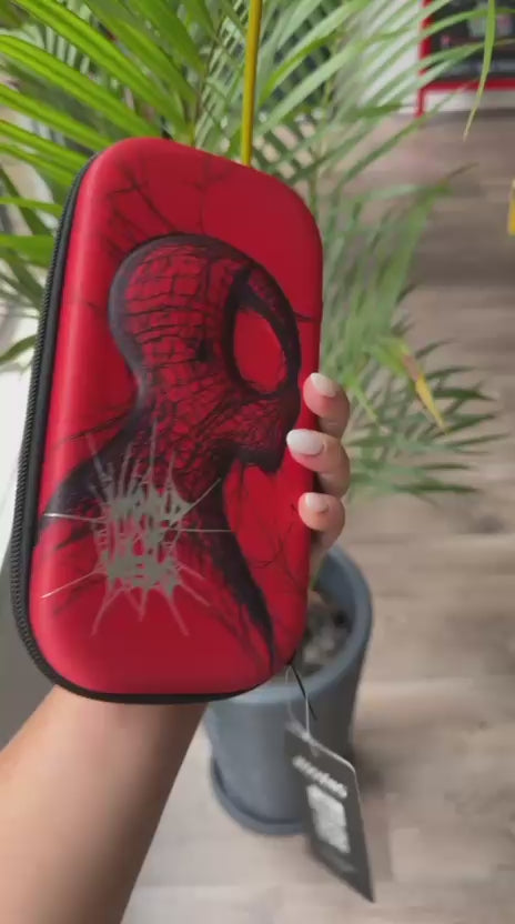 Cartuchera Rígida Mooving - Spiderman Con Relieve