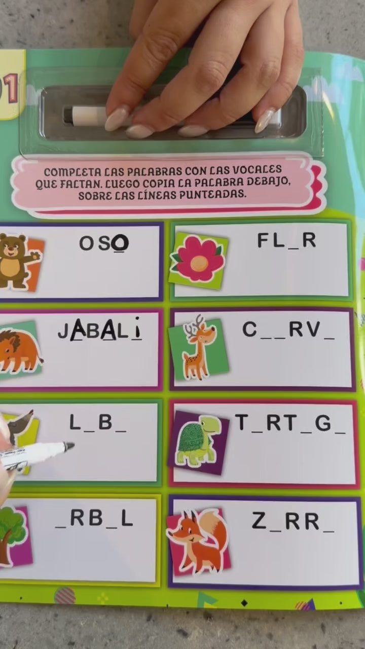 Colección Juego y Aprendo – Escribe y Borra