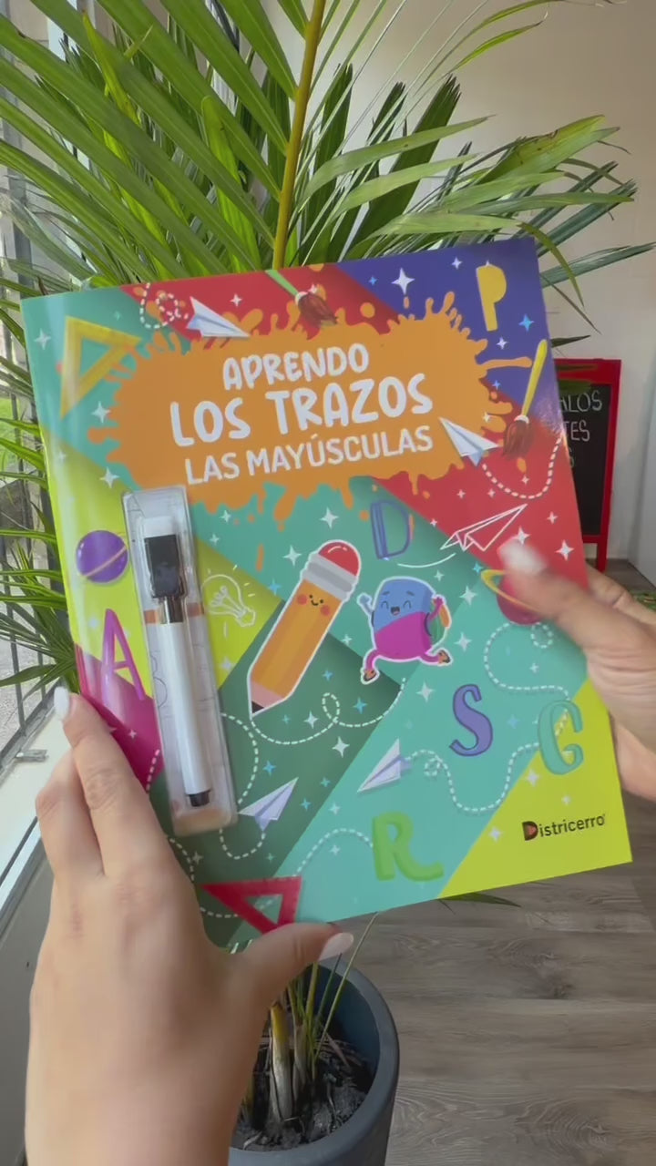 Libro “Aprendo Los Trazos” Tipo Pizarrón