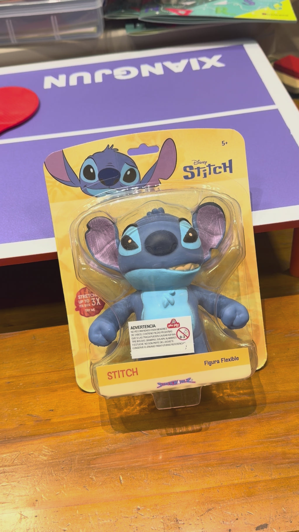 Stitch Antiestrés Elástico ¡Se estira hasta 3 veces su tamaño!