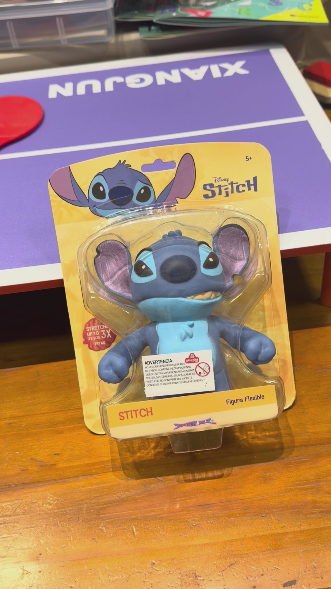 Stitch Antiestrés Elástico ¡Se estira hasta 3 veces su tamaño!