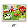 Puzzle de Madera – La Granja (16 piezas)