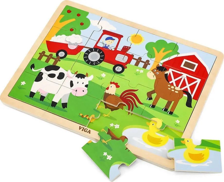 Puzzle de Madera – La Granja (16 piezas)