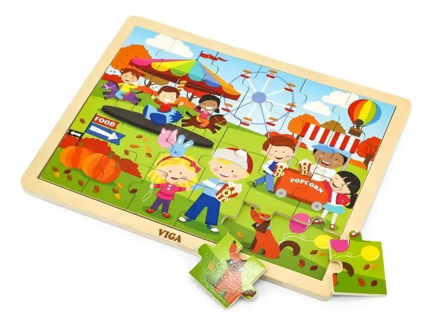 Puzzle de Madera – Otoño (24 piezas)