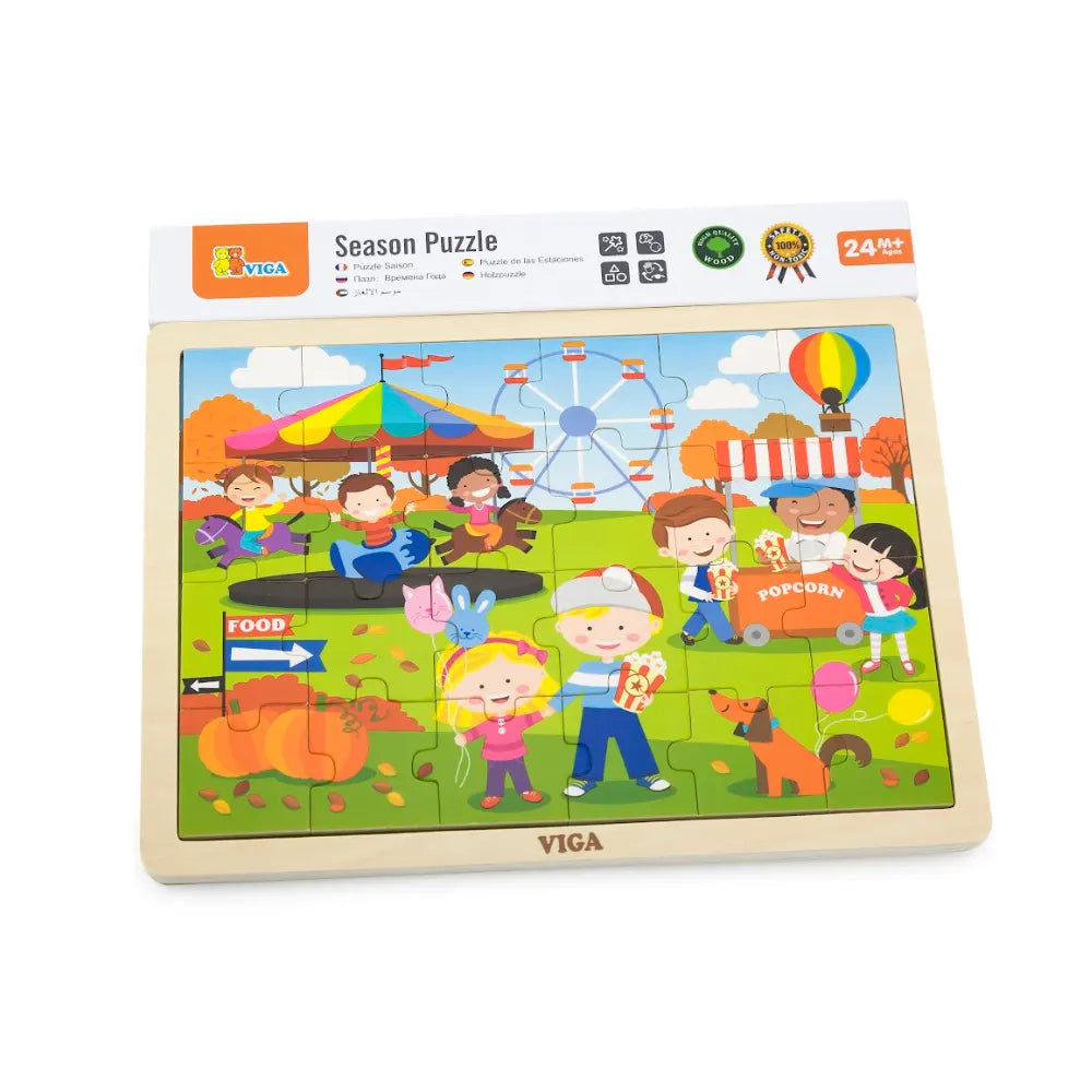 Puzzle de Madera – Otoño (24 piezas)
