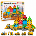 Juego Magnético Construcción con Camiones– 30 piezas