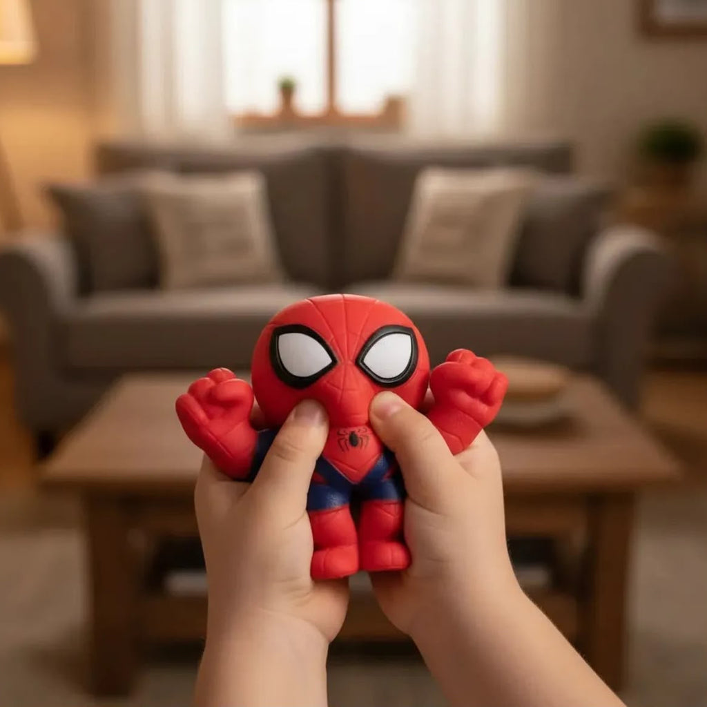Spiderman Antiestrés Elástico ¡Se estira hasta 3 veces su tamaño!