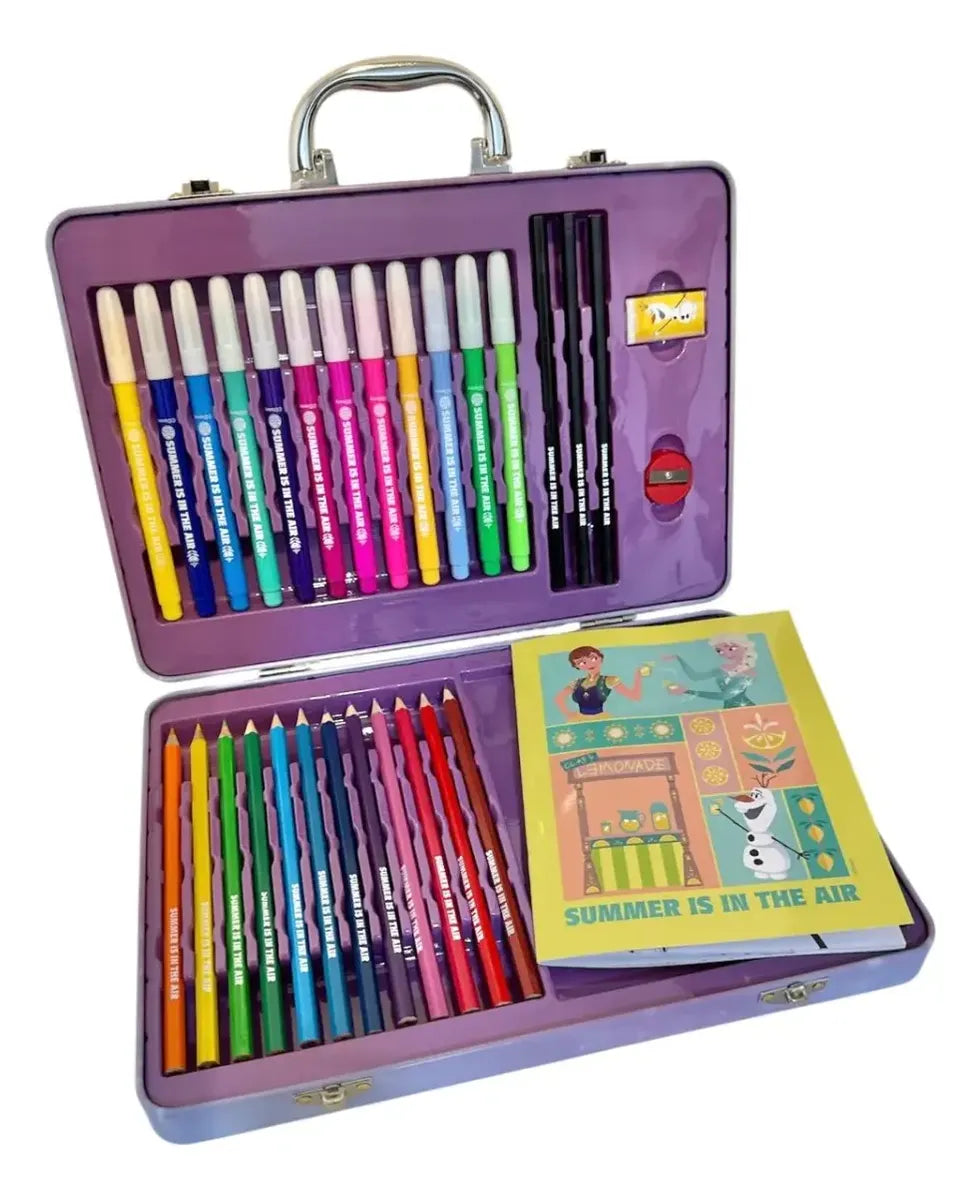 Valija Infantil Frozen para Colorear – 30 Piezas ❄️🎨